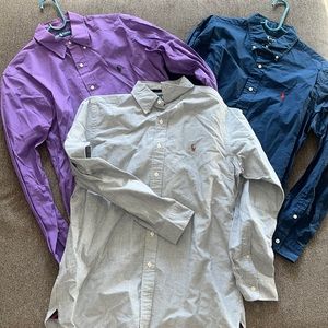3 polo button down